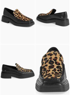 Vagabond Eyra Leopard leather loafer